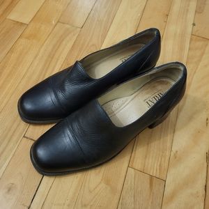Ariat Vintage Italian Slip-On Block Heels Black Shoes